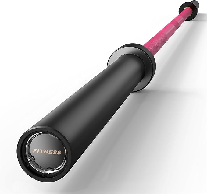 7FT Olympic Barbell 45 lb Barbell 2 INCH 1000lbs/1500lbs Capacity Olympic Bar with Moderate Knurling For Squats Curls Deadlifts