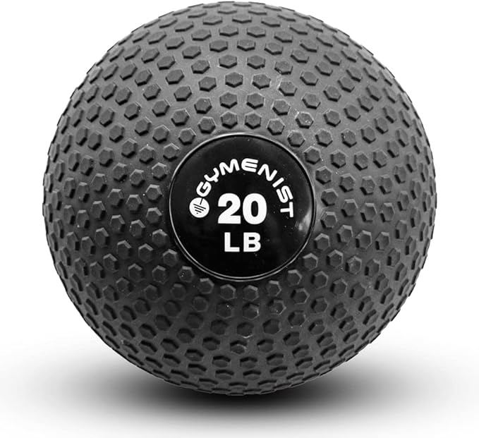 GYMENIST Weighted No Bounce Slam Ball Intensive Workout Training Gym Exercise Weight Balls Equipment