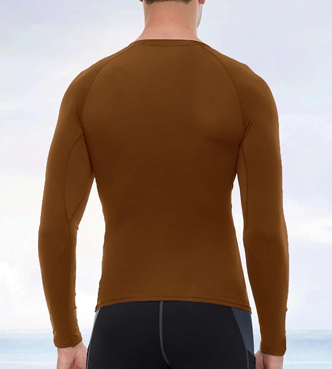 SPVISE 1 or 3 Pack Men's Compression Shirts Long Sleeve Workout Gym T-Shirt Running Top Cool Dry Sports Baselayer Undershirts