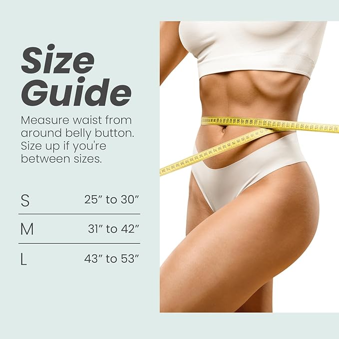 MERMAID'S MYSTERY Waist Trimmer with Back Support Bars – Sweat Enhancing Fitness Belt for Men & Women – Premium Quality