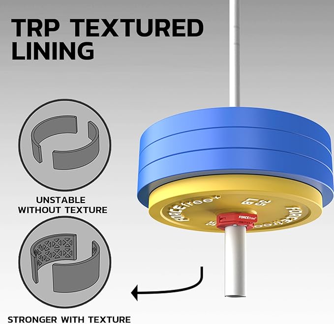Quick Release Barbell Collars - Slim Design, Non-Slip Secure, High-Strength Durable, Magnetic Convenience - Fits 2-Inch Olympic Bars