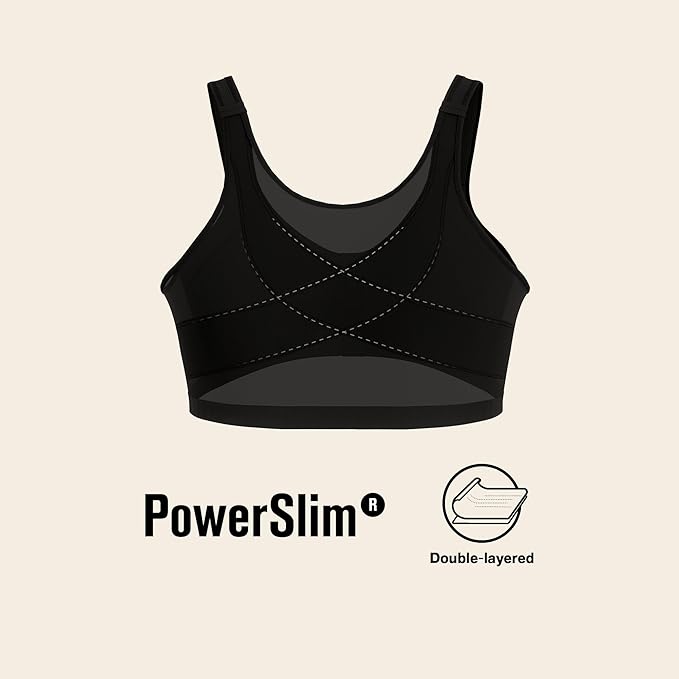 Leonisa Multi-Functional – Posture Corrector Bra Wireless Front Closure Bra for Women Full Coverage