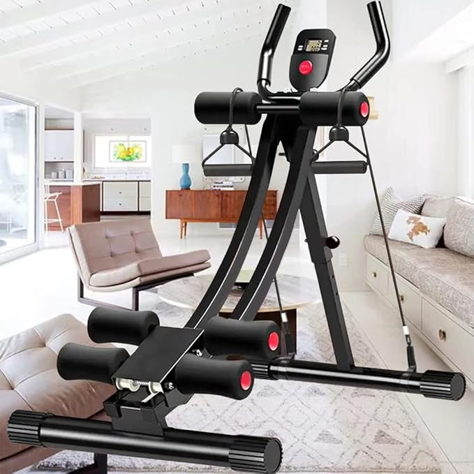 Fitlaya Fitness Core & Abdominal Trainers AB Workout Machine Home Gym Exercise Machine Ab Cruncher Foldable Fitness Equipment