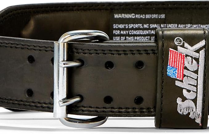 Schiek Jay Cutler Signature Leather Belt - Comfortable Weight Lifting Belt