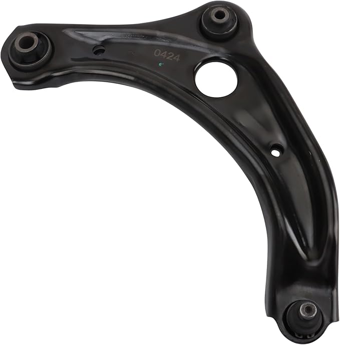 TRQ Front Right Lower Control Arm with Ball Joint Steel Compatible with 2018-2023 Nissan Kicks 2020-2023 Versa