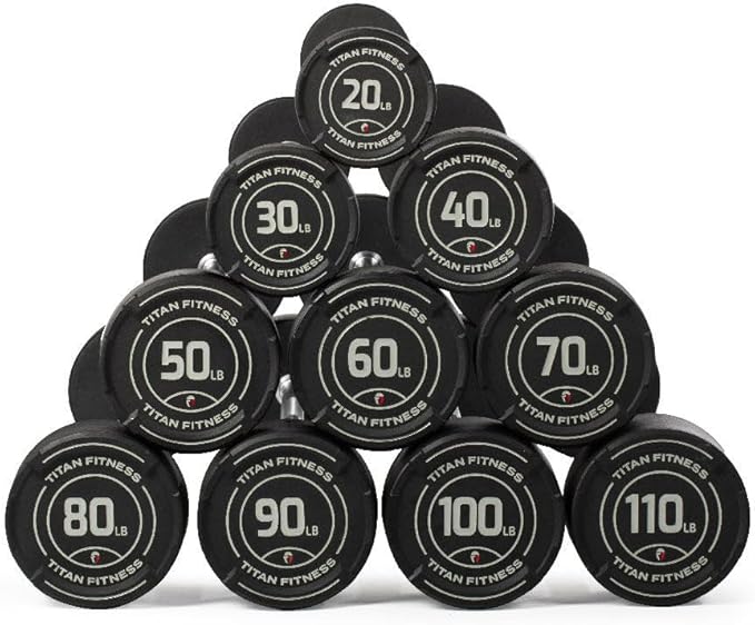 Rubber Curl Fixed Barbells, Pre-Loaded Weight Bar for Strength Training & Weightlifting