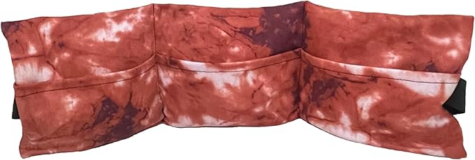 Heating Pad with Removable Pockets. Washable Cover. Microwave Heat Therapy for Back, Neck, Shoulders, Cramps. Pain and Stress Relief. Reusable Heated Wrap Corn Filled. (Sunset)