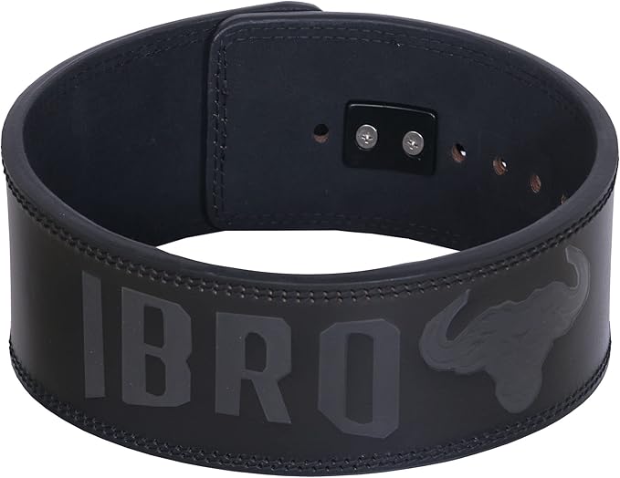 IBRO Powerlifting Lever Gym Belt – Power 8MM, 10MM or 13MM Extreme Heavy Duty Genuine Leather Belts - Squats Deadlifts Bodybuilding Weight Lifting IPF Power Lifting Strongman for Men