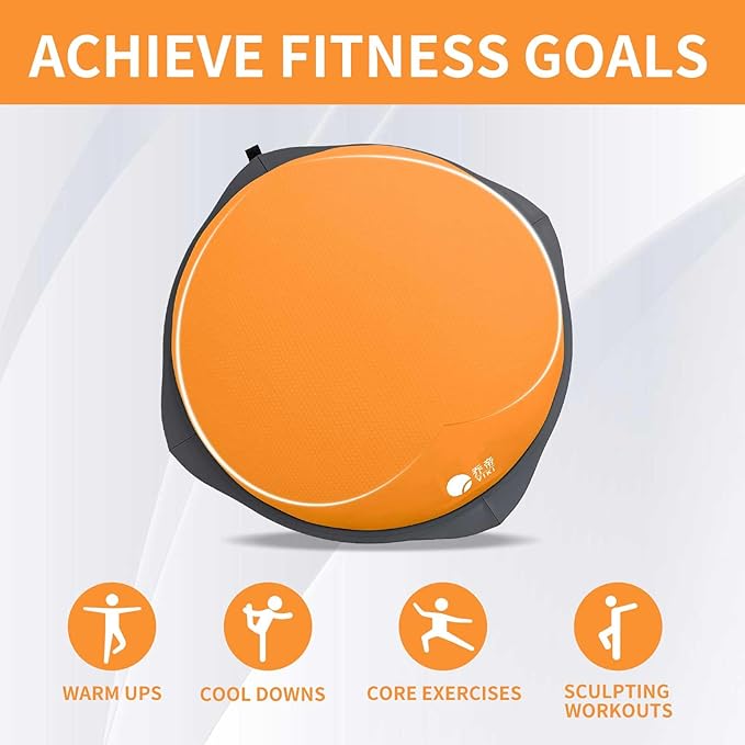 Half yoga ball, stable ball for fitness, core stability training for family fitness exercise, skid equipment for training， exercise equipment