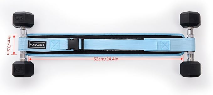 Hip Thrust Belt for Dumbbells,Booty Belt for Hip Thrust Slip-Resistant Padding