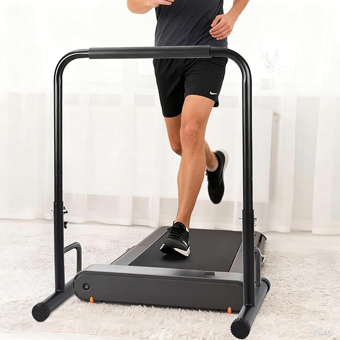 24.4 Inch Handle Bar for Walking Pad Only Holder Stainless Steel Increase Height Walking Pad Handle Bar Adjustable Handrail Height from 38.58 to 47.24 Inch