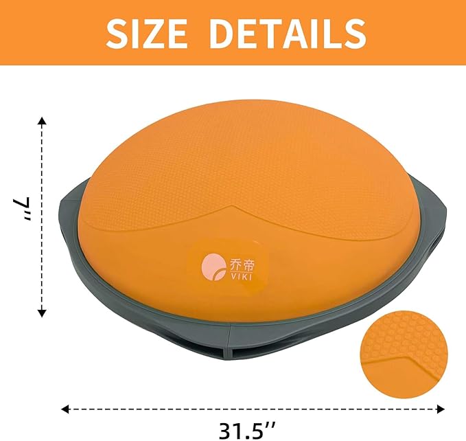 Half yoga ball, stable ball for fitness, core stability training for family fitness exercise, skid equipment for training， exercise equipment