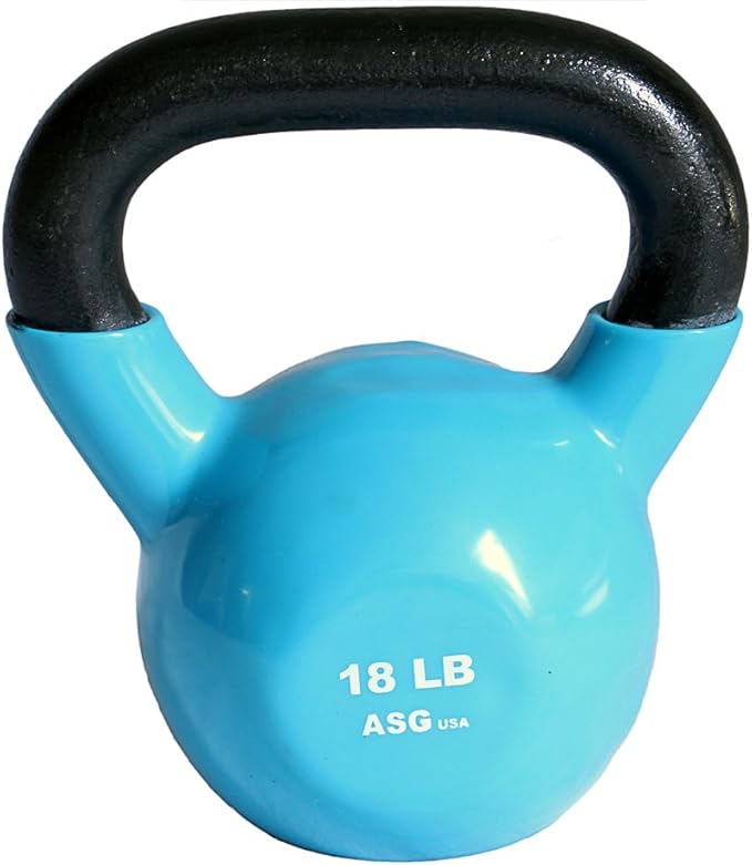 Ader Vinyl Kettlebell 5, 8, 10, 12, 15, 18, 20, 25, 30, 35, 40, 45,50 Lb