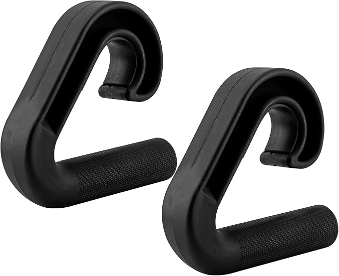 Neutral Grip Pull Up Handles Attachment for Pull up Bars, Barbells & Resistance Bands, Ergonomic, Portable, Durable Handles with Non-Slip Design for Home Gym