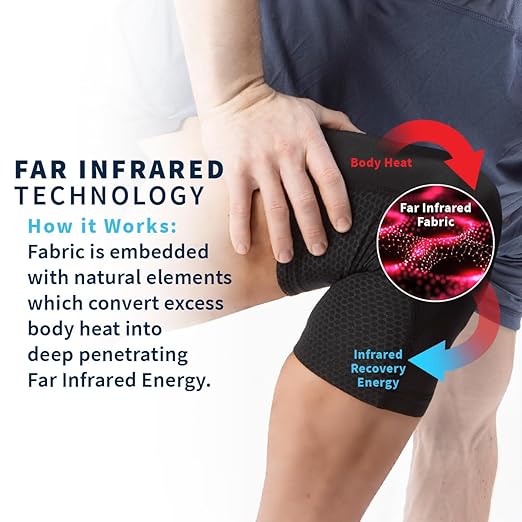 Copper Fit PRO Recovery Knee Compression Sleeve - Breathable, Second Skin Feel - Arthritis, Joint Pain, Circulation - For Men and Women (Large)