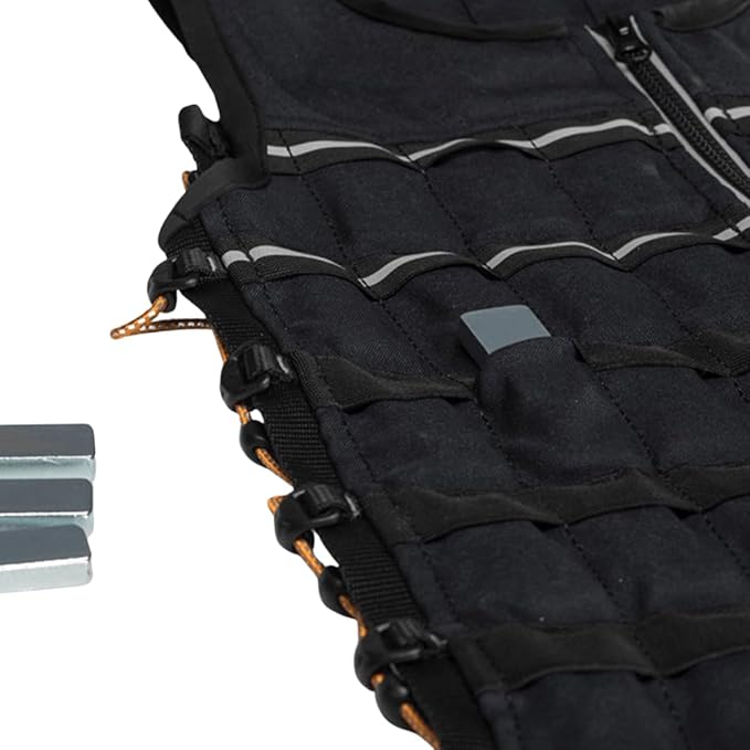 Hyperwear HyperVest ELITE Adjustable Weighted Vest for Women and Men — Thin Steel Weights, Stretch CORDURA Fabric — Weight Vest for Walking, Running, Strength Training