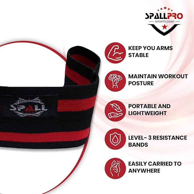 Spall Pro Unisex Bench Press Slingshot Band Perfect for Weightlifting, Powerlifting, Gym, Exercise & Fitness Training, Weightlifting Gym Workout Fit Band