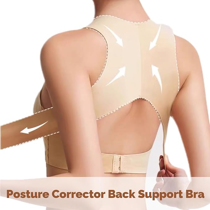 Posture Bras for Women Wireless Full Coverage Back Support Brasieres