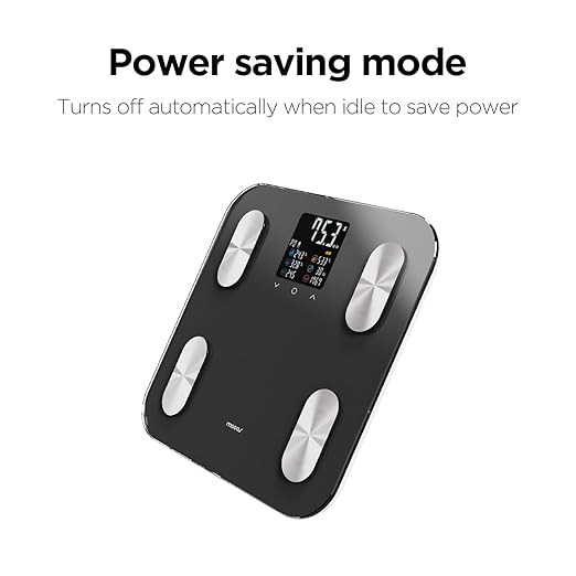 mooas Smart Scale for Body Weight Fat Bluetooth Scale, Digital Bathroom Scale with BMI, Body Fat, Muscle Mass Composition, LCD Accurate Wi-Fi Bluetooth Scale for Home Smartphone App, 396 lbs (Black)