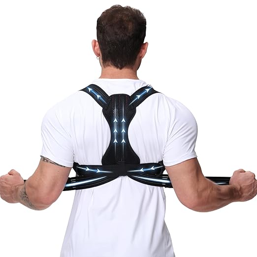 Posture Corrector for Men and Women, Adjustable Back Brace for Back, Neck and Shoulder Pain Relief, Back Support for Posture Improving Scoliosis, Hunchback, Hump, Thoracic, Spine Corrector (X-Large)