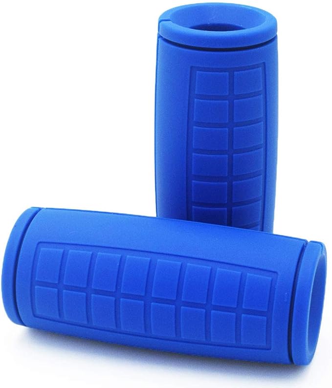 qibylift Dumbbell Handles Grips, Firm Rubber Barbell Grips Fit for Standard Barbell - Dumbell Handles, Silicone Rubber Barbell Grips for Weight Lifting Cable Attachments & Fitness Training