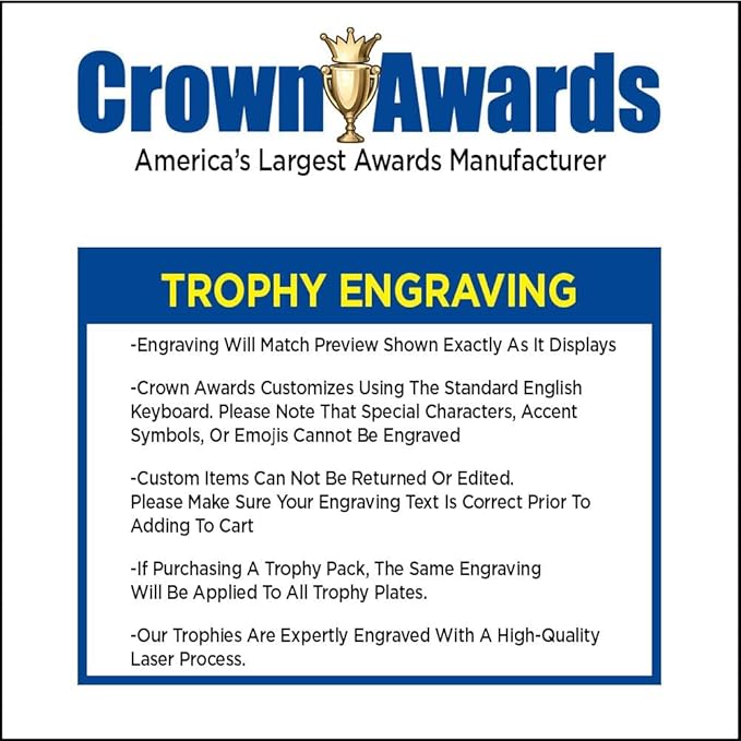 Crown Awards Personalized Jump Rope Trophy, 7.25" Gold Cup Jump Rope Trophies with Free Custom Engraving
