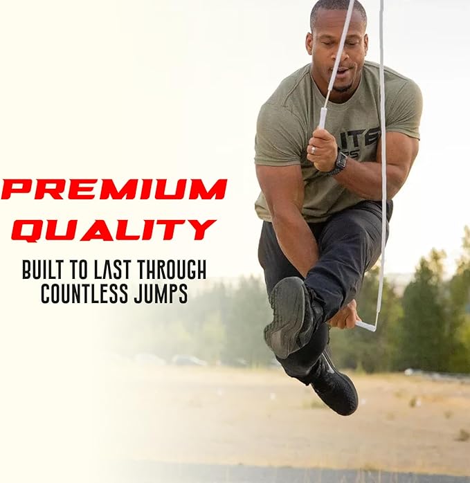 Elite Jumps - Beginner Progression Bundle - 3 Weighted Jump Ropes & Storage Case - Ropes for Beginners, Intermediates, & Advanced Users - Strong & Durable - Progression Training