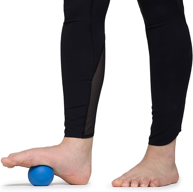 OPTP Massage Ball Set – Moderate and Firm Density Therapy Ball Set – Deep Tissue Massage Balls for Plantar Fasciitis, Sore Muscle Relief — Super Pinky Ball and Super Firm Ball