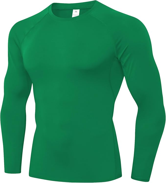 SPVISE 1 or 3 Pack Men's Compression Shirts Long Sleeve Workout Gym T-Shirt Running Top Cool Dry Sports Baselayer Undershirts