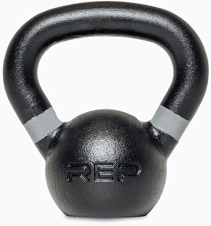 REP Fitness Kettlebell Set and Singles, 4kg to 24kg, 9lb to 53lb Weight Range, Cast Iron, Strength Exercise Training, Home Gym, Power Workout Equipment, Free Weights, Dumbbell Alternative
