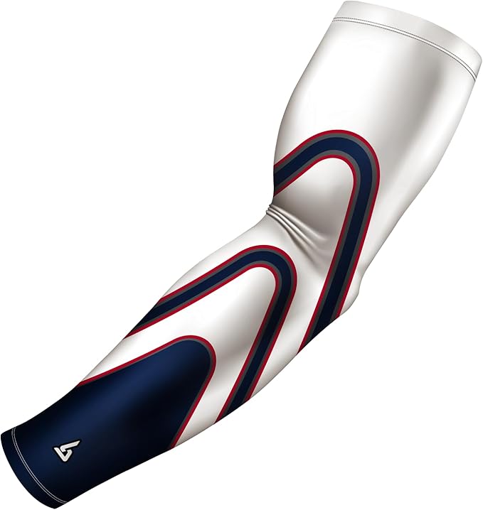 B-Driven Sports Sleeve Pro-Fit - Compression Arm Sleeve for Men & Women - Basketball & Volleyball Arm Sleeve - Single