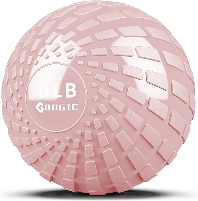 Slam Ball 8 lbs Medicine Ball Weighted Balls for Exercise and Workout, Strength, Cardio, Cross-Training and Core Workouts