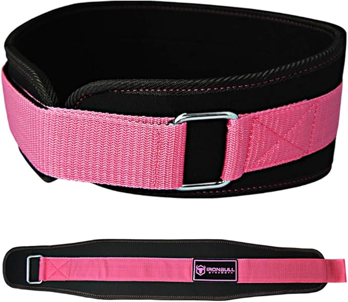 Women Weight Lifting Belt - High Performance Neoprene Back Support - Light Weight & Heavy Duty Core Support For WeightLifting and Fitness