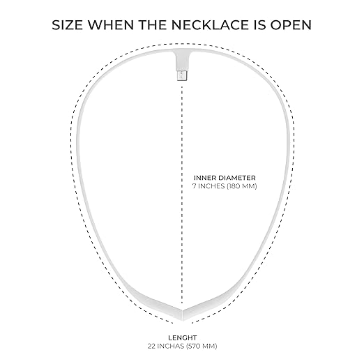 Upright Magnetic Necklace (Necklace Only) for GO S and GO 2 Posture Corrector Trainer (White)