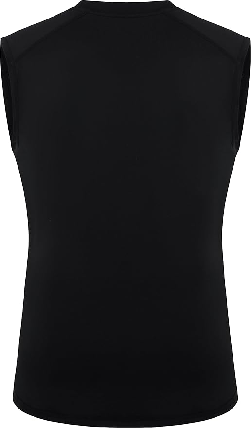 Roadbox Boys Youth Sleeveless Compression Shirt, Quick Dry Kids Football Undershirt, Athletic Soft Tank Tops Sport Basketball