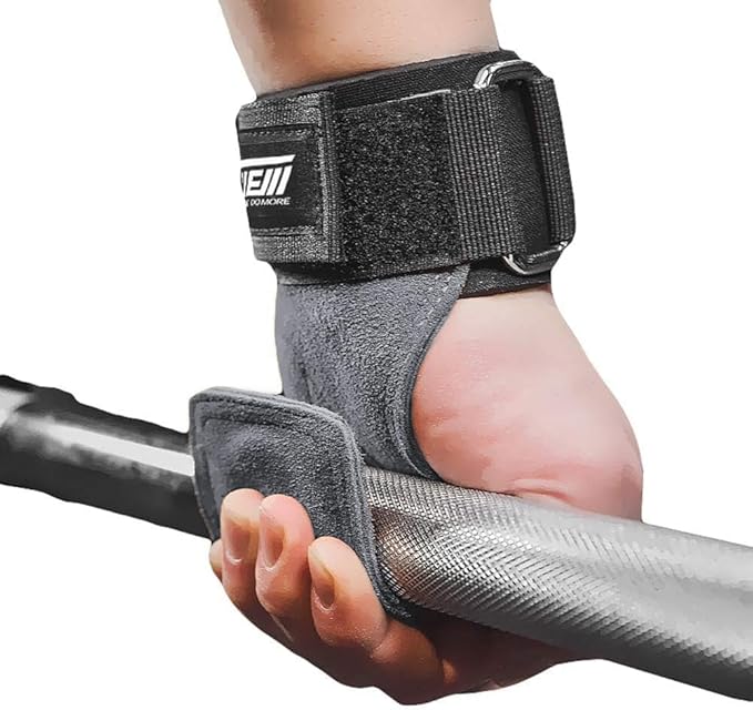 TAVIEW Wrist Straps for Weightlifting for Maximum Grip Support - Lifting Deadlift Strap & Weight Lifting Grips Gloves for Working Out Pull Up Deadlifting & Shrugs
