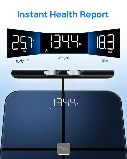 Body Health Pod Scale, Scale with Apple Watch Sync, 8-Electrode Body Composition Analyzer 29 Metrics, Body Fat Muscle Mass Visceral Fat Segmental Analysis BMI, FSA&HSA Eligible, Multi-User