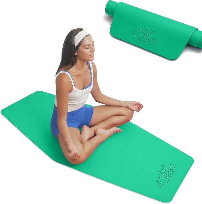 Shanti Diamond Series Yoga Mat - Diamond Shape to expand your Practise, UltraGrip surface, High dencity Cushioning for, Yoga, Pilates, Stretching & Home fitness.