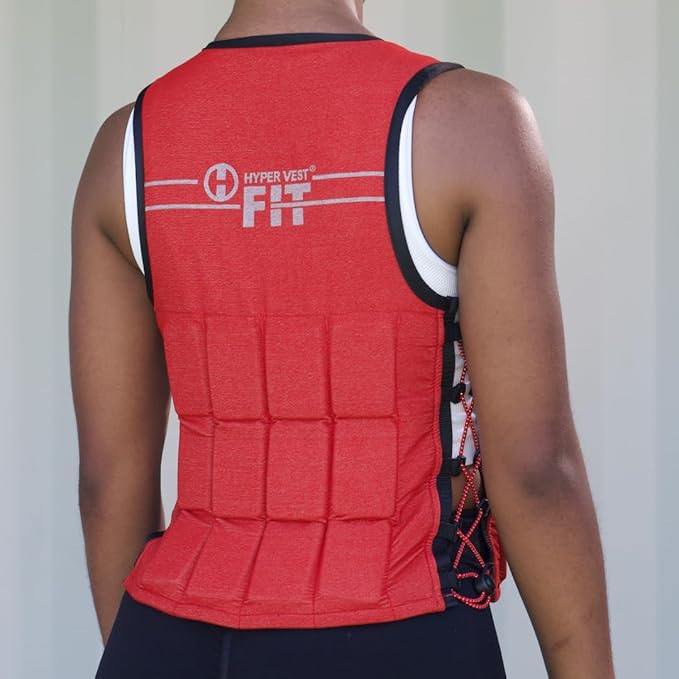 Hyperwear Hyper Vest FIT Weighted Vest for Women Walking & Bone Health – Adjustable 10 lb USA Steel Weights, Machine Washable – Osteoporosis Exercise, No Chest Weights