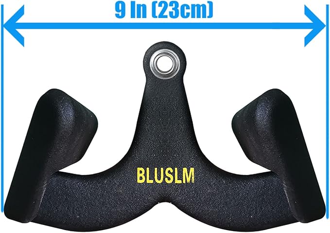 LAT Pull Down Bar for Cable Machine, LAT Pulldown Attachments T-bar V-bar Cable Attachment for Gym, Back Tricep Strength Training Handle