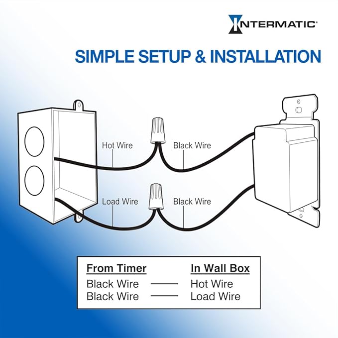 Intermatic SW60MK 60-Minute Spring Wound Timer - Energy-Saving Control for LED/CFL Lights - Versatile Usage for Fans, Motors, Heaters - No-Electricity Operation, Easy Installation