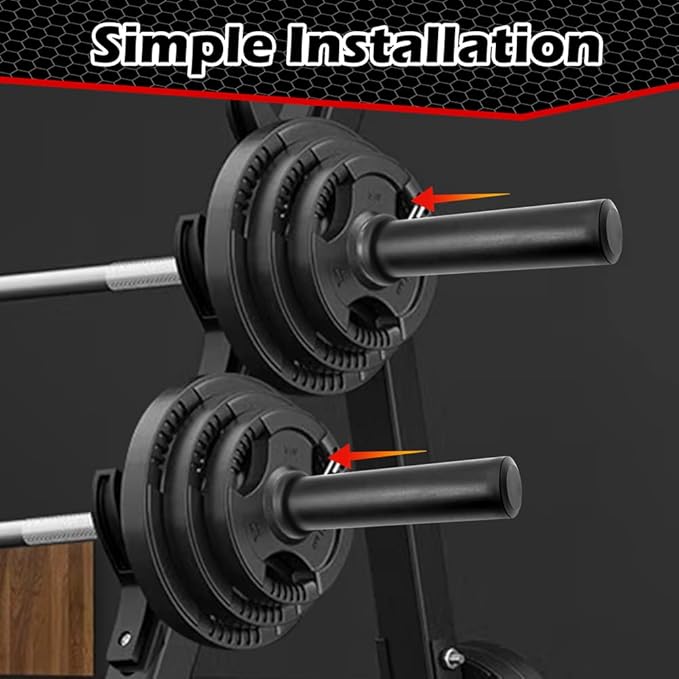 Abnaok Olympic Adapter Sleeve - Converts 1" Standard Weight Plate Posts to 2" Olympic Weight Plate Posts