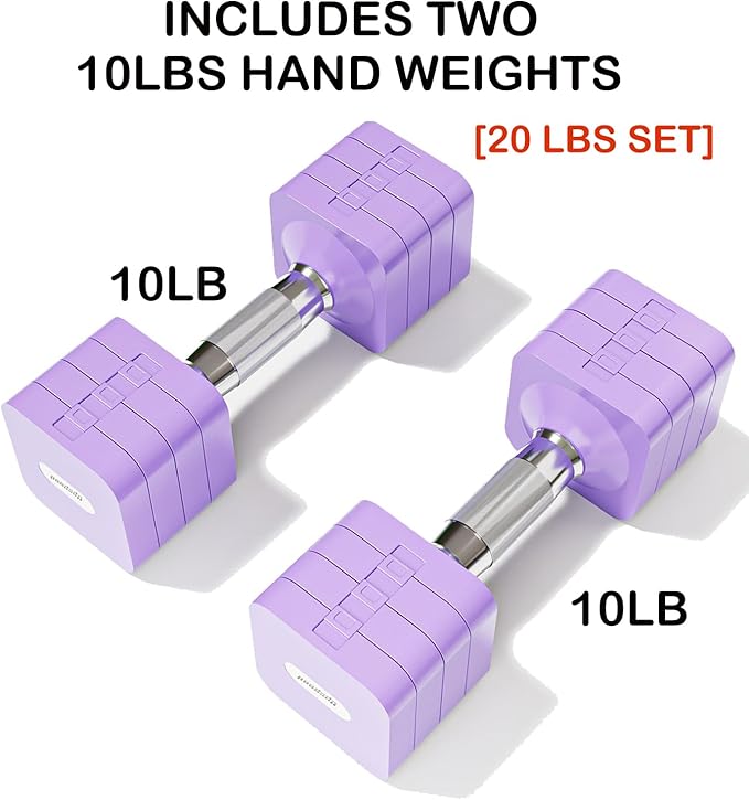 15LB 20LB 30LB 40LB 50LB Adjustable Dumbbell Set Free Weights Dumbbells Set for Women Men Hand Weights Sets Adjust Dumbbell Weight Sets for Home Gym Exercise Workout Strength Training Equipments