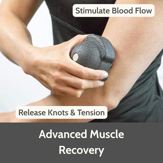 Rollga ACTIVATOR - The Better Massage Ball for Myofascial Release, Trigger Point Therapy, Acupoint & Yoga. Foot Massage, Physical Therapy & Lacrosse Ball in One. 3 Surfaces for Advanced Muscle Release
