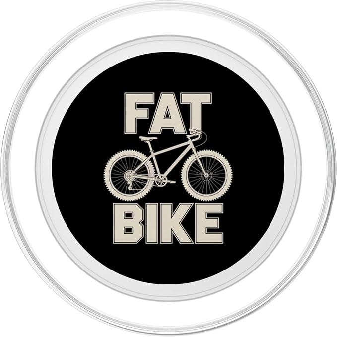 Cool Fat Bike Design for Men Women Fatbike Fat Tire Bike PopSockets PopGrip for MagSafe