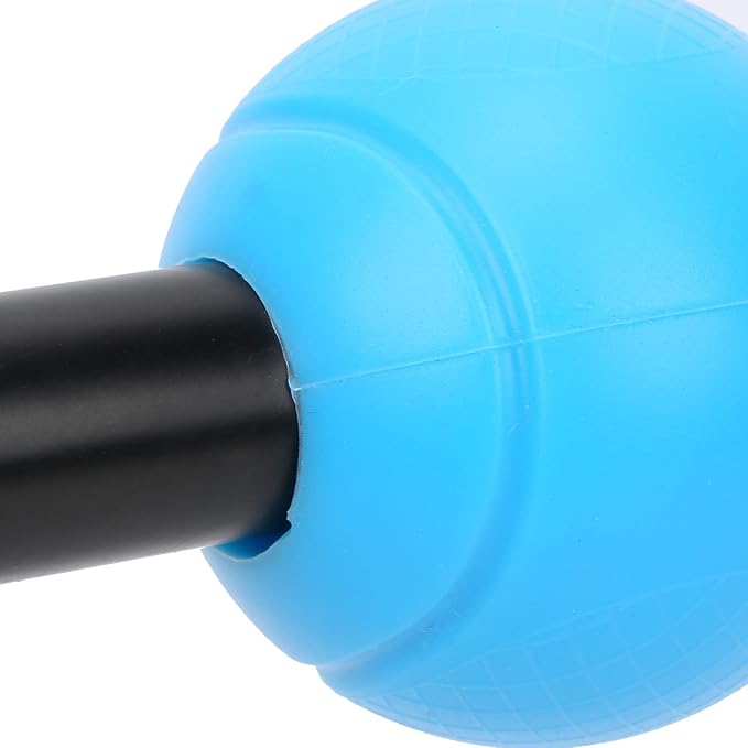 2 Pcs Fat Barbell Grips Round Thick Silicone Dumbbell Adapter Balls Barbell Grip Hand Wrap Ball for Gym Training