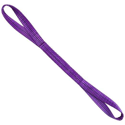 Lift Sling Straps,1" x 3.3' 2-Ply Heavy Duty Flat Eye Lift Slings,Polyester Lifting Strap Nylon Tree Saver Recovery Strap Web Sling Rigging Moving Tow Hoist Gear Straps Kit 3200 lb 2600 lb 6400 lb