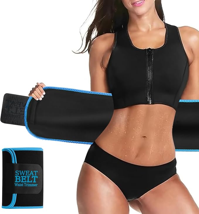 AMZBOSS Waist Trainer for Women Lower Belly Fat, Waist Sweat Band for Women, Belly Band Sweat Belt, Stomach Wrap, Body Shaper