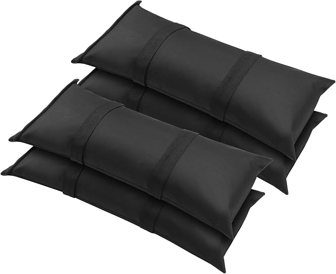 200 LBS Umbrella Base Weights Sandbags, 4 Packs Fillable Sand Bags for Weight, Weatherproof Heavy Duty Sandbags for Umbrella Base, Weight Bags for Cantilever, Patio Umbrella, Poolside Accessories