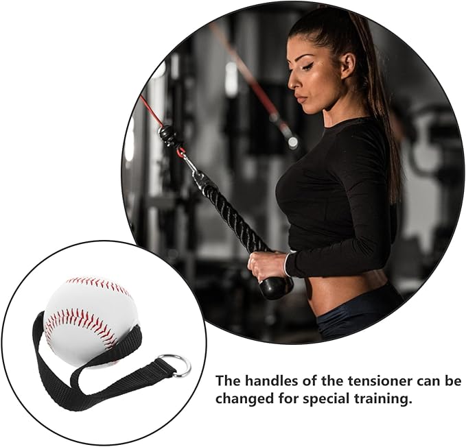 POPETPOP Handle Attachment for Cable Machine Ergonomic Resistance Band Handle for Non- Grip for Pulling Exercises and Workouts
